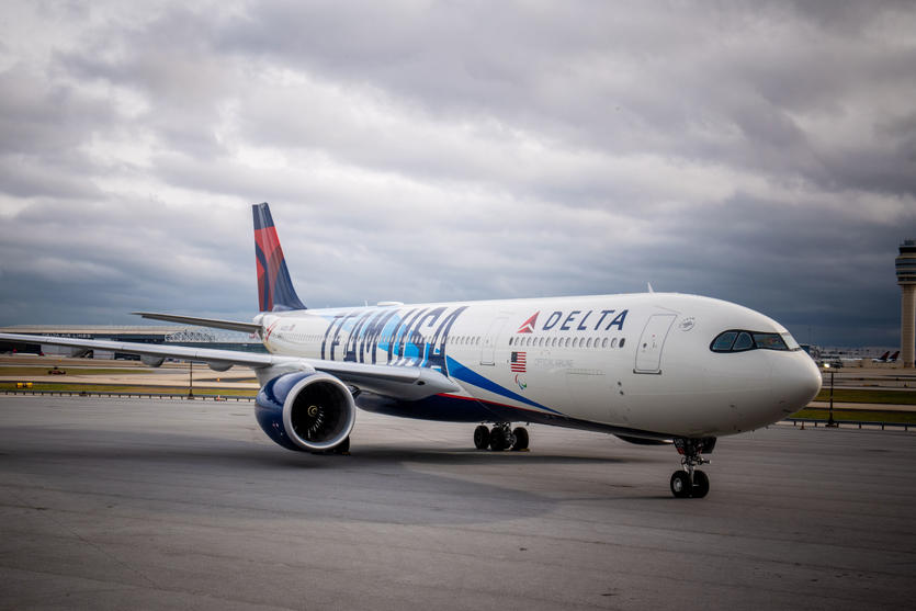 Delta Air Lines A330-900 Team USA Livery