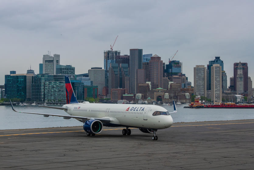 Delta's A321neo at Boston Logan International Airport (BOS)
