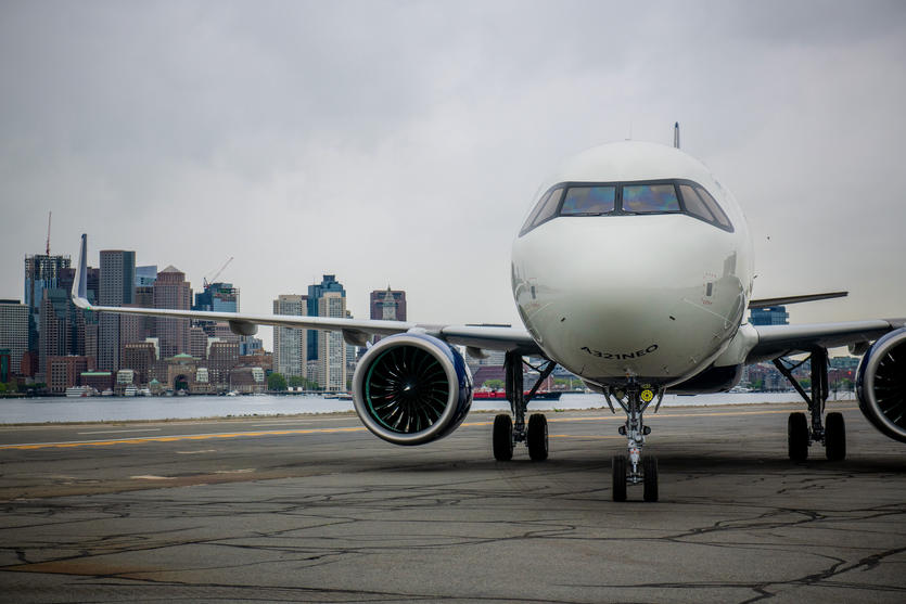 Delta's A321neo at Boston Logan International Airport (BOS)