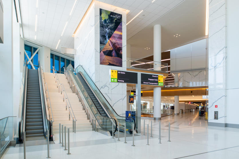 Grand entrance to Delta’s new LaGuardia terminal