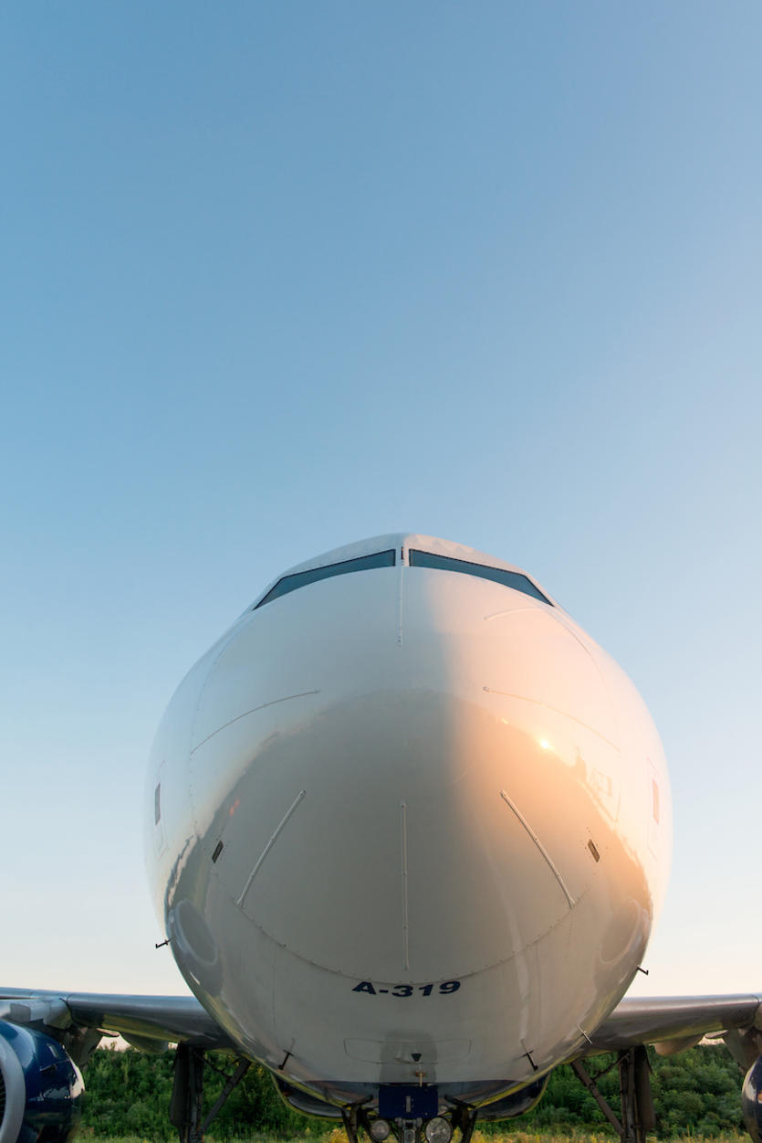 Nose of an A319-100