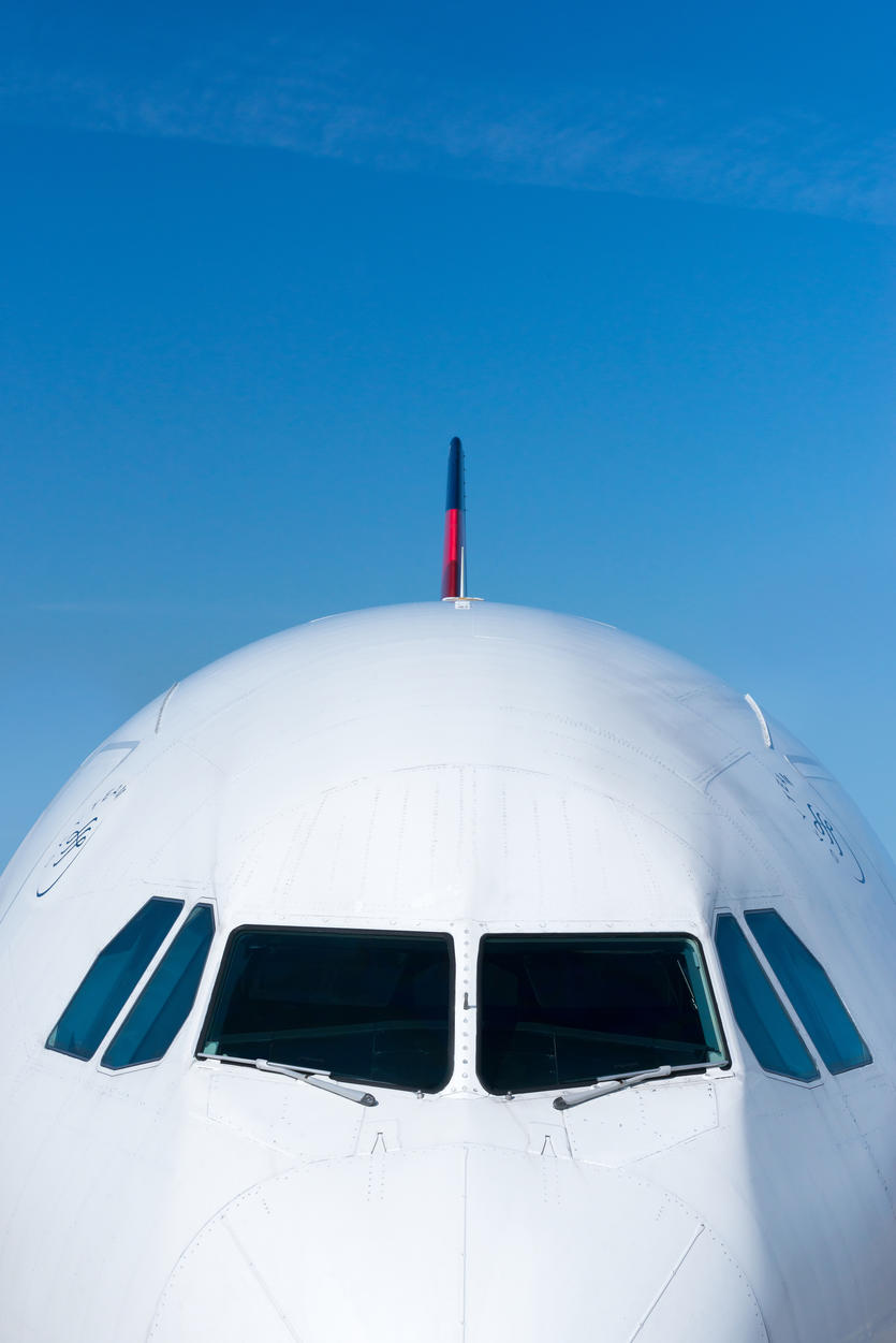 Nose and front of an A330-200
