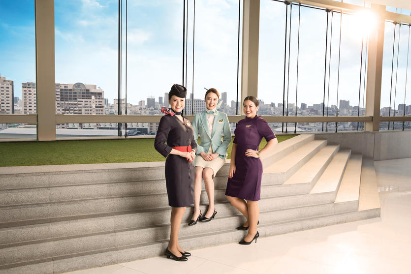 Flight attendants from Delta's global partners