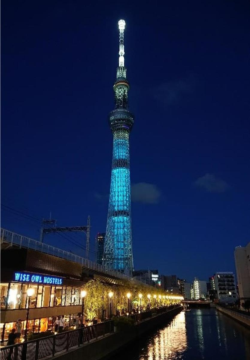 The highlight of Tokyo's 634-meter Tokyo Skytree are two observation decks, which offer spectacular views out over the city.