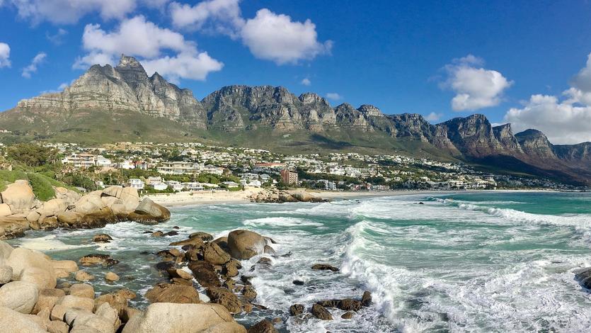 Cape Town is a port city on the southwest coast of South Africa. It is located on a peninsula beneath the imposing Table Mountain.
