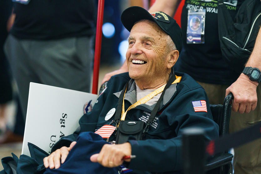 Andy Negra is among the more than 40 WWII veterans being flown to Normandy, France for the 79th annual commemoration of the 1944 D-Day invasion.  