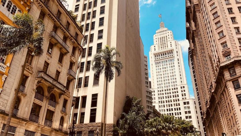 An image of buildings in Sao Paulo, Brazil
