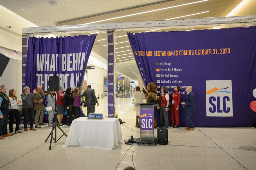 Delta unveils the completion of its Concourse A expansion at Salt Lake City International Airport.