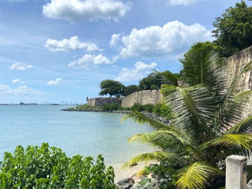 A fortress on the water in San Juan, Puerto Rico