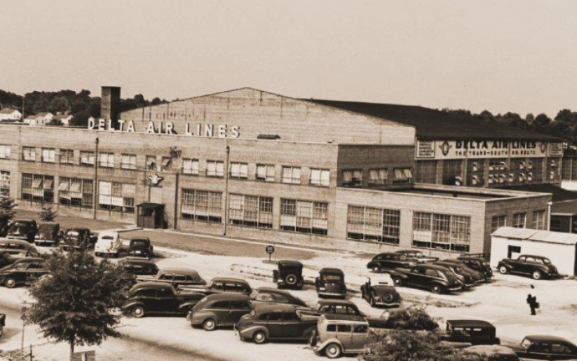 Delta's headquarters in the 1940s