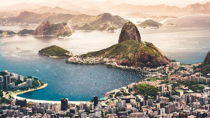 Scenic shot of Rio de Janeiro landscape