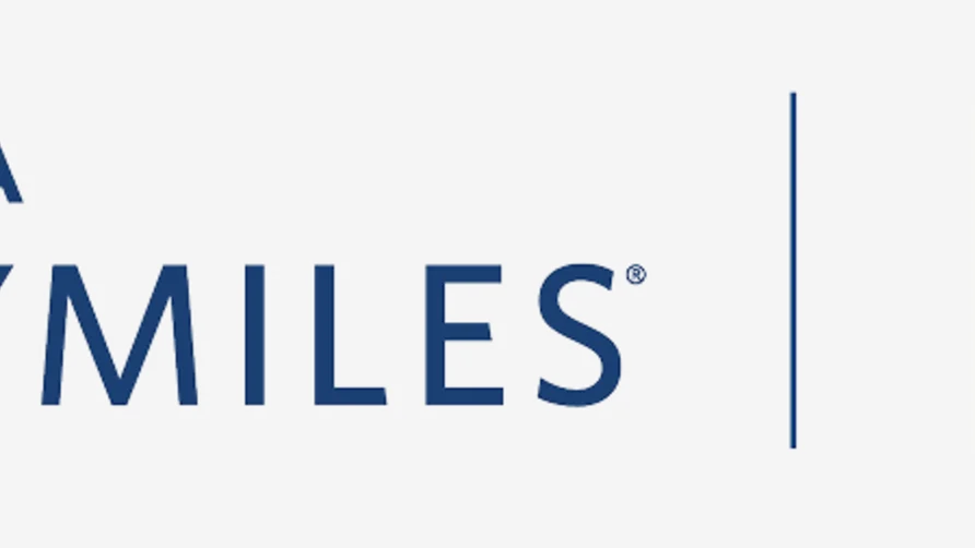 Delta SkyMiles and World of Hyatt co-branded logo displayed side by side on a light gray background.