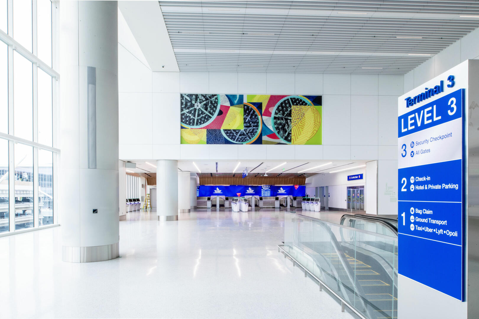 Delta Air Lines and Los Angeles World Airports (LAWA) have finished the second-to-last major phase of the Delta Sky Way at LAX project, with Terminal 3 now offering another entry point via the west headhouse as well as a dedicated check-in area for its Delta One customers.