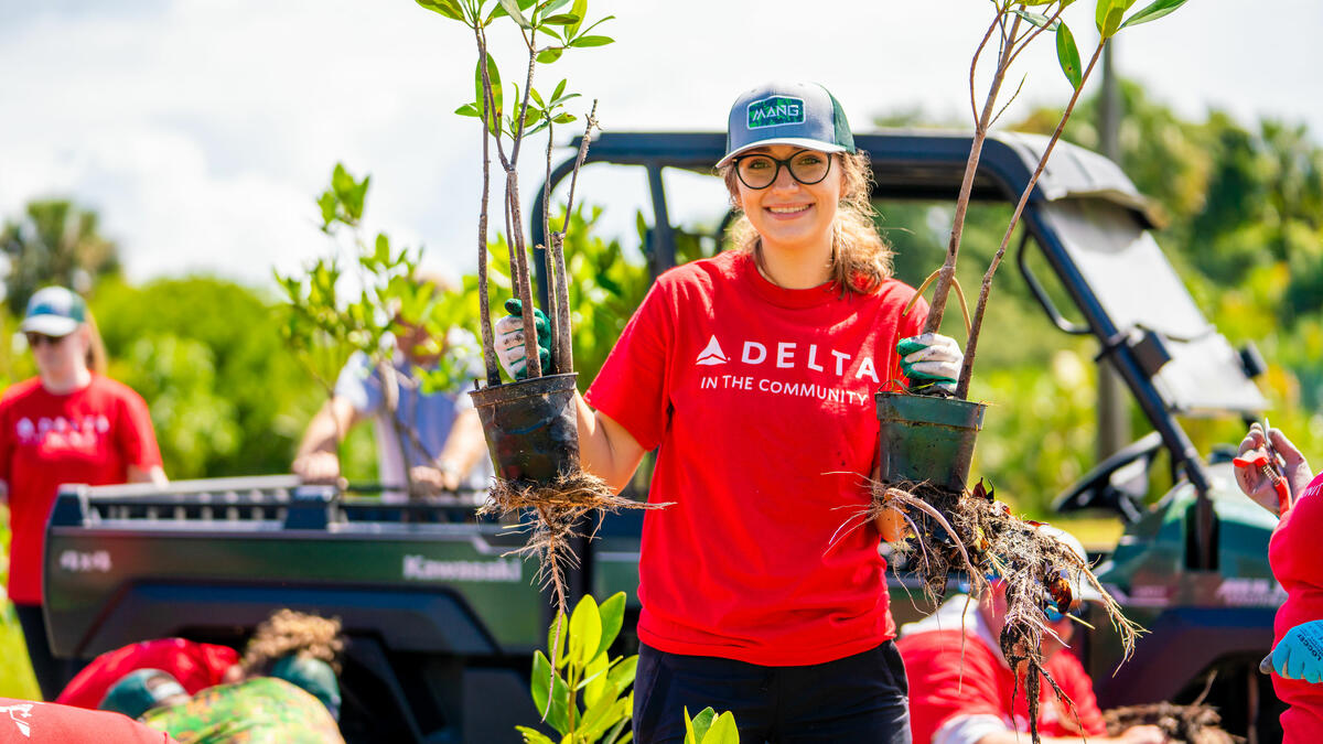 Delta recognized as one of the 50 most community-minded companies in the US  for 7th year in a row by Points of Light | Delta News Hub