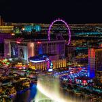 Las Vegas skyline at night