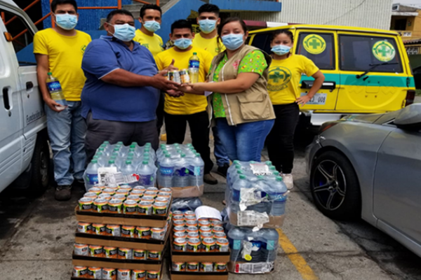 Latin America team food donations
