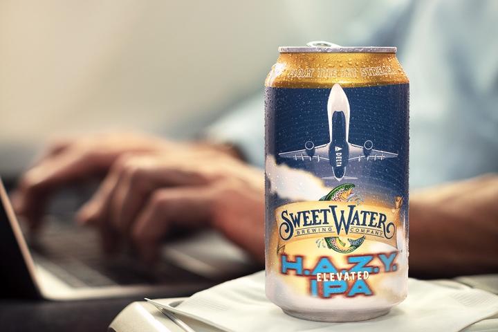 Delta and SweetWater Elevated H.A.Z.Y. IPA