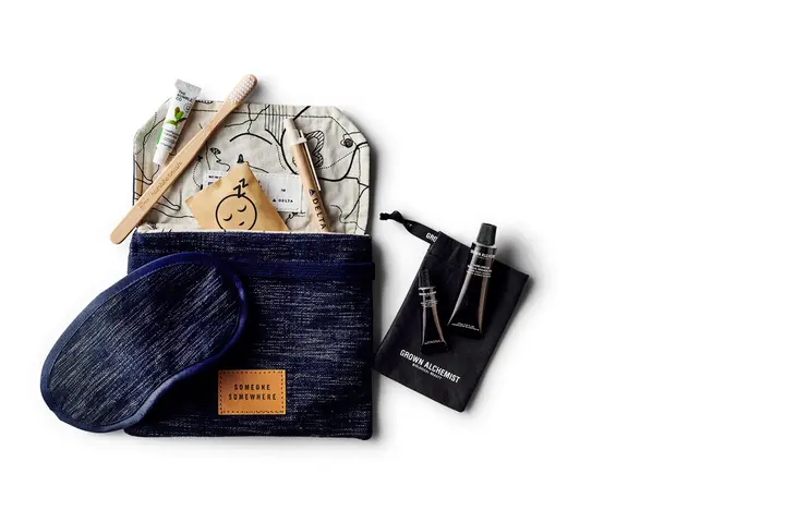 Delta One Amenity Kits by Someone Somewhere