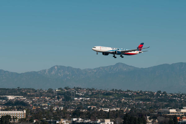 Team USA A330-900 LAX Arrival