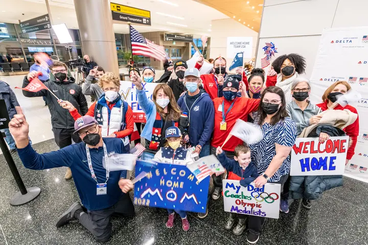 Team USA Olympic Team Homecoming at Salt Lake City (SLC)