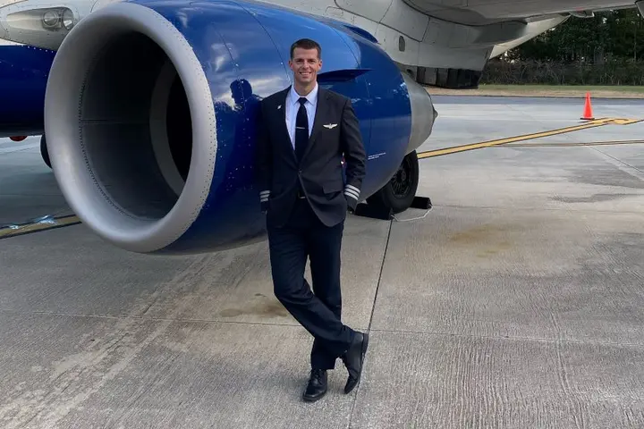 Colton Gray is Delta's first graduate of the Propel Collegiate Pilot Career Path program.