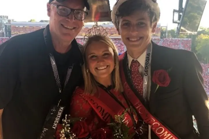 Delta CEO Ed Bastian at UGA homecoming 2021