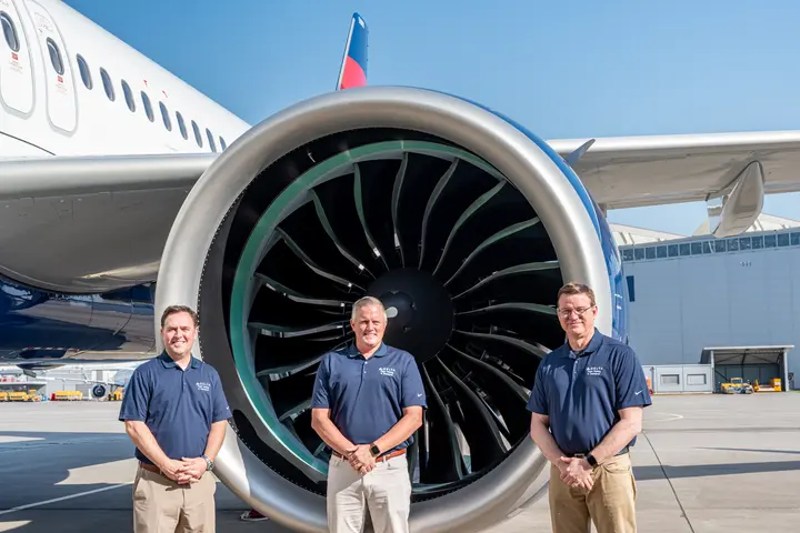 Delta takes delivery of first A321neo in Hamburg, Germany
