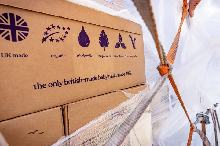 Baby formula is being sent from LHR to airports around the U.S. as part of Operation Fly Formula