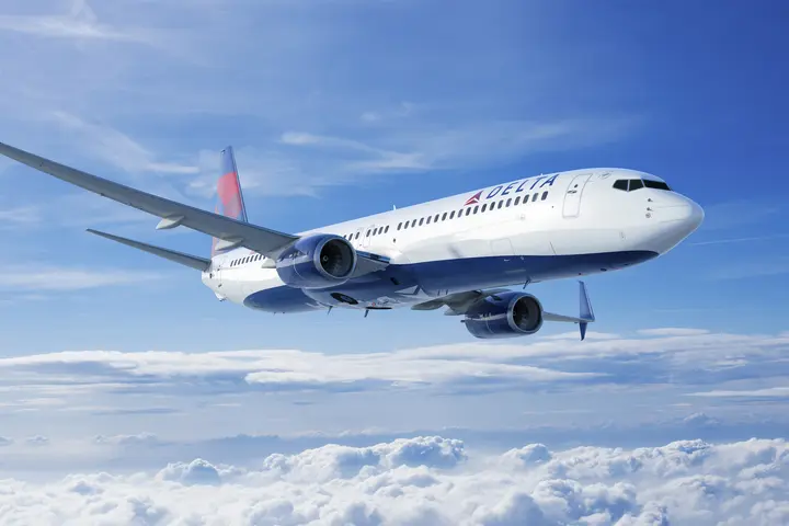 Boeing 737-10 over clouds