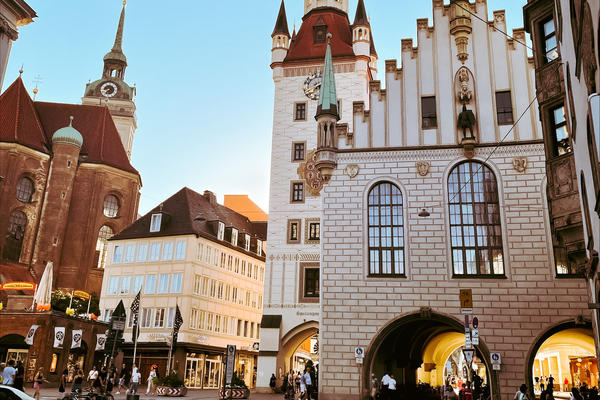 The streets of Munich feature architectural delights at every turn.