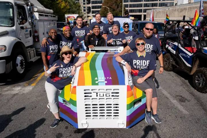 Over 700 Delta people from across the enterprise participated in the annual Atlanta Pride Festival and Parade coinciding with National Coming Out Day.