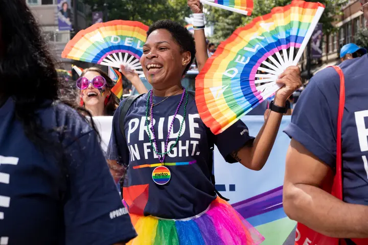 Over 700 Delta people from across the enterprise participated in the annual Atlanta Pride Festival and Parade coinciding with National Coming Out Day.