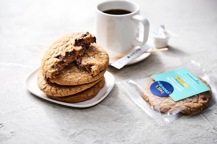 Bell's Cookies with coffee