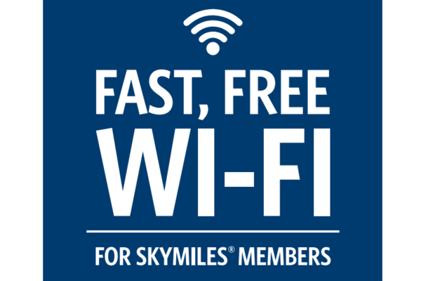 Customers can tell whether they are on a free Wi-Fi-ready aircraft by looking for the new decal located near the boarding door. 
