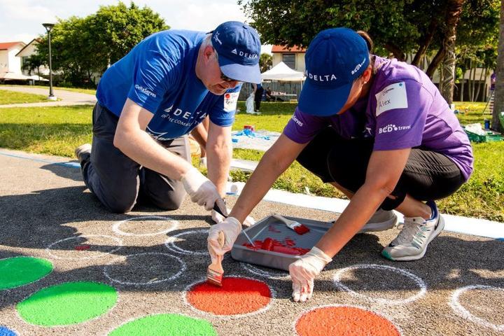 Delta and KABOOM! have partnered with local organizations in Miami to unveil a kid-designed, community-built playground as part of the airline’s commitment to giving back where its employees live, work and serve. 