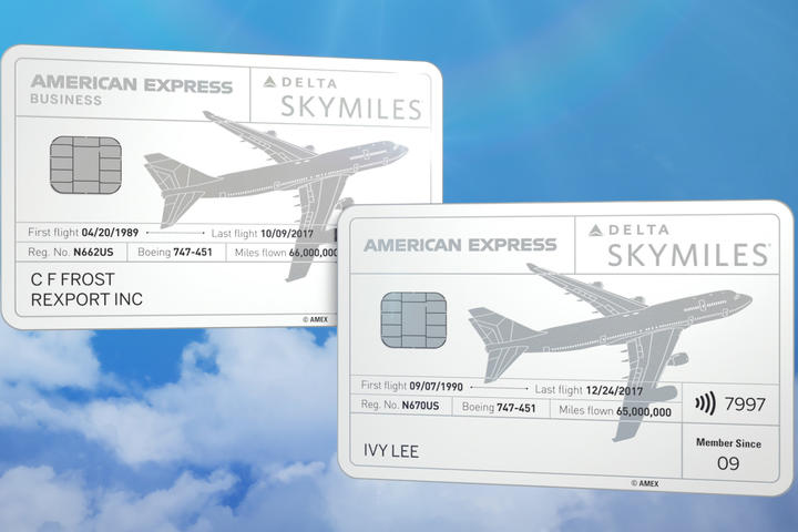 The new limited-edition Delta SkyMiles Reserve Cards are cloud-white in color and made from two Delta Boeing 747 aircrafts that were retired after more than 27 years of service and feature each plane’s history, including their first and last flights, tail number and number of miles flown.  