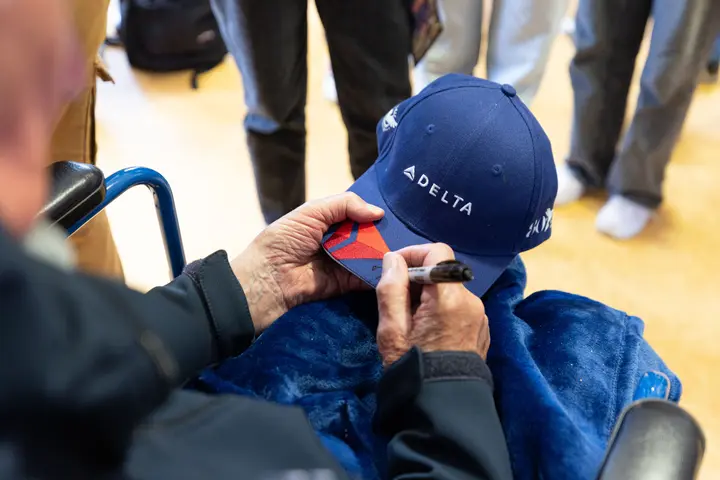 During the program, the WWII veterans participated in a school visit, engaging with 1,200 middle school and high school students by sharing their stories.