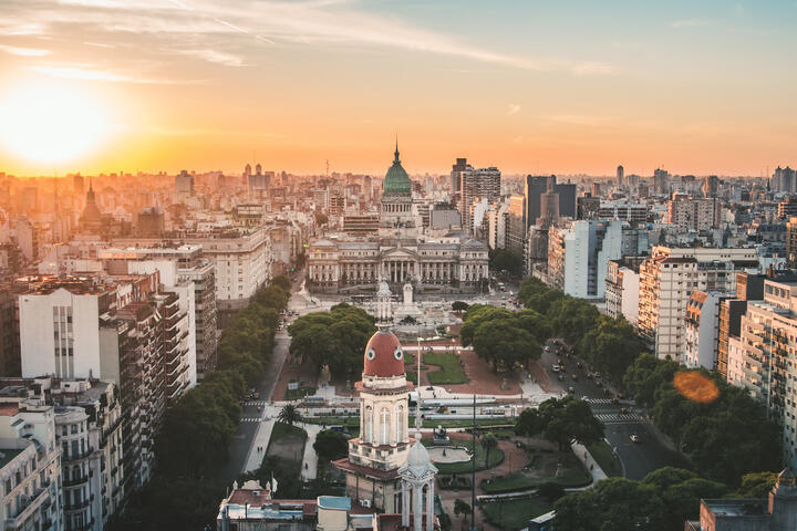 A scenic view of Buenos Aires