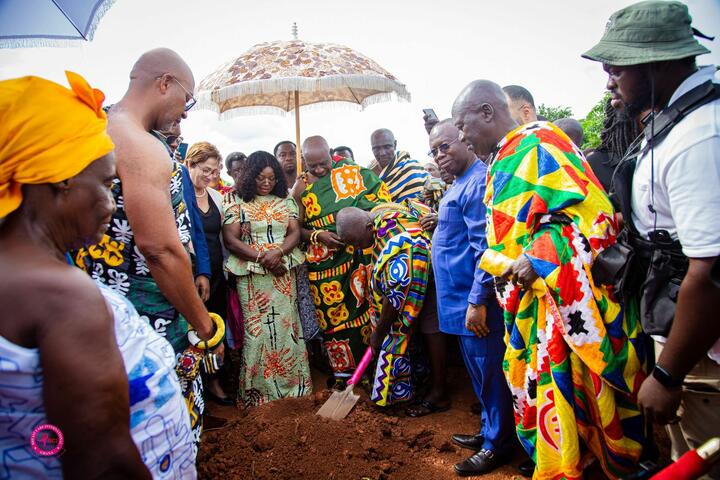 Groundbreaking ceremony for the King Osei Tutu II Comprehensive Cancer Centre of Excellence. 