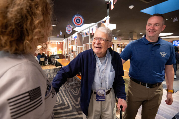 Craig and Tom in Normandy