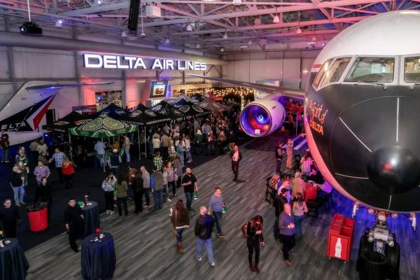 The Delta Flight Museum hosts the Hops in the Hangar event, complete with sipping best craft brews from Georgia and across the country – all in support of the museum