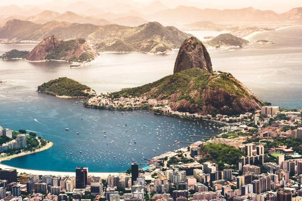 Scenic shot of Rio de Janeiro landscape