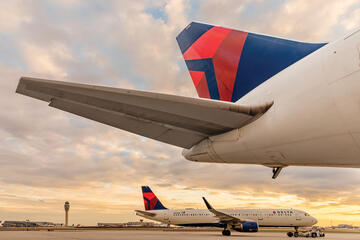 Delta Aircraft at Hartsfield-Jackson Atlanta International Airport