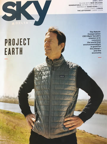 Cover of April 2017 'Sky'