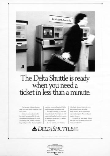 Ad for Delta Shuttle