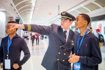 Atlanta JA students explore behind the scenes at airport