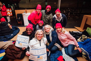 Delta Covenant House Sleep Out