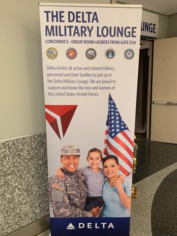 Delta military lounge sign.jpg