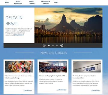Delta Pro's Brazil Website