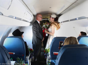 Two Delta fans tie the knot